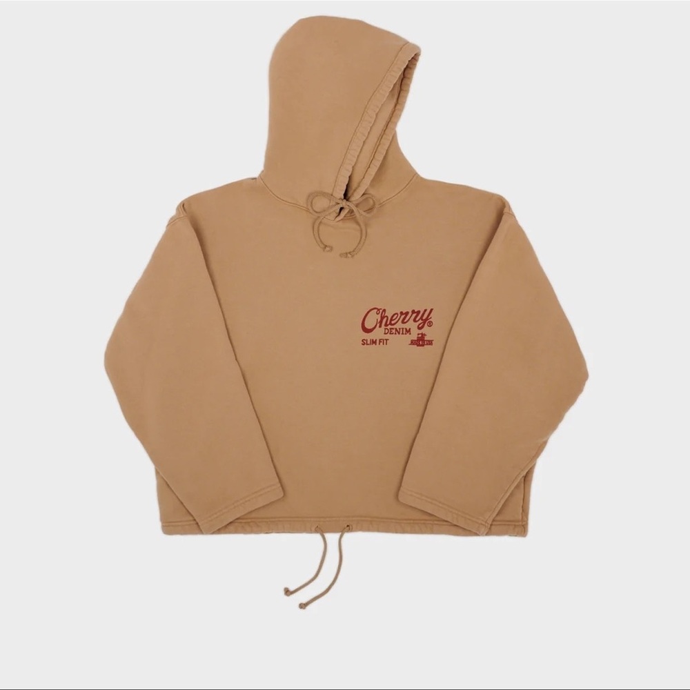 Cherry LA denim collection poncho hoodie. Size M.